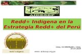Redd+ Indígena en la Estrategia Redd+ del Perú