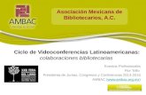 Ciclo de Videoconferencias Latinoamericanas: colaboraciones bibliotecarias