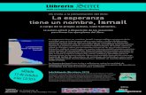 Lola salmerón presenta "La Esperenza tiene un nombre, Ismail" el sábado 11 de octubre a las 12 30 h. en llibreria serret