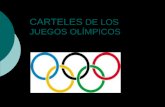 Carteles de los juegos olímpicos
