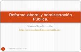 Reforma laboral y Administración Pública.