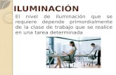 Condiciones de iluminacion en los centros de trabajo