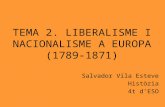 Tema 2. Liberalisme i nacionalisme a Europa (1789 1871).