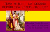 Tema 9(b).  La Segona República (1931-36) (2a part).