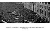 Unitat 10. la crisi de la restauració, la republica i la guerra civil (1898 1939)