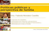 Fabiola Morales - Politicas de familia