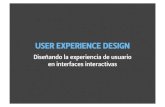User experience design