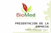 Presentacion empresa biomed