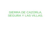 Sierra De Cazorla, Segura Y Las Villas
