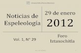 Noticias de espeleología 20120129