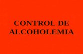 CONTROL DE ALCOHOLEMIA