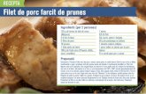 Recepta Fricash Filet de porc farcit de prunes