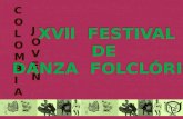 Colombia joven en el xvii festival de danza folclorica