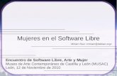 Mujeres en el Software Libre (MUSAC, León, 2010)
