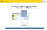 20131001 II Seminario PyA: Juan Julián Gómez_ Proceso de elaboración de estudios científicos de AESAN