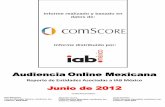 Reporte de audiencias- Junio 2012 por comScore