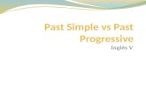 Past simple vs past progressive