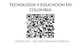 Tecnología y educación en Colombia
