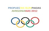 Propuestas olimpiadas amigonianas 2012