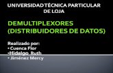 Demultiplexores (Distribuidores de datos)