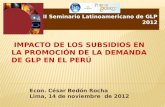 Impacto de los subsidios en la promoción de la demanda de GLP en el Perú