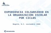 Presentacion Colegio Colsubsidio