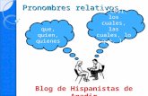 Pronombres relativos.blog de hispanistas de agadir.