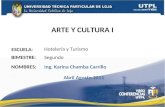 ARTE Y CULTURA I (II Bimestre Abril Agosto 2011