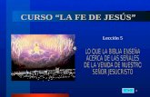 La Fe de Jesús Lección08