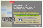 Manual de ciclismo urbano quito  completo y editado 2014