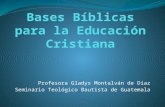 Bases bíblicas para la educación cristiana 30 diap