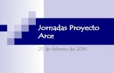 Jornadas proyecto arce