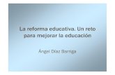 Conferencia la reforma educativa
