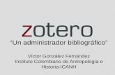 Zotero administrador bibliográfico