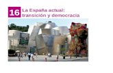 La España actual: trancisión y Constitución de 1978