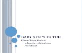 Baby steps to tdd