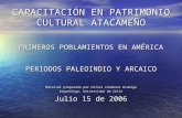 Paleoindio y Arcaico en Atacama