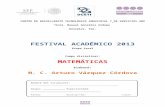 Propuesta de Reactivos Tipo PISA para el Festival Académico 2013