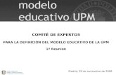 Modelo Educativo UPM - Reunión de expertos