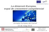 La dimensió europea, espai de creixement competencial