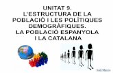 Unitat 9   població espanya i catalunya