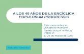 Populorum Progressio 40 AñOs