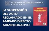 Suspension amparo directo administrativo, derecho mexicano