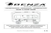 Manual de Instrucciones Generador BENZA BR 60000