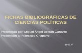 Fichas bibliográficas de ciencias políticas