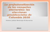 Profesionalizacion de las campañas en colombia