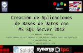 Como crear aplicaciones de bases de datos con MS SQL Server 2012