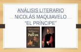 Nicolás Maquiavello:  "El príncipe