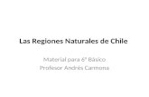 Regiones naturales de chile 6°