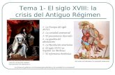 Tema 1 el siglo XVIII: la crisis del antiguo régimen